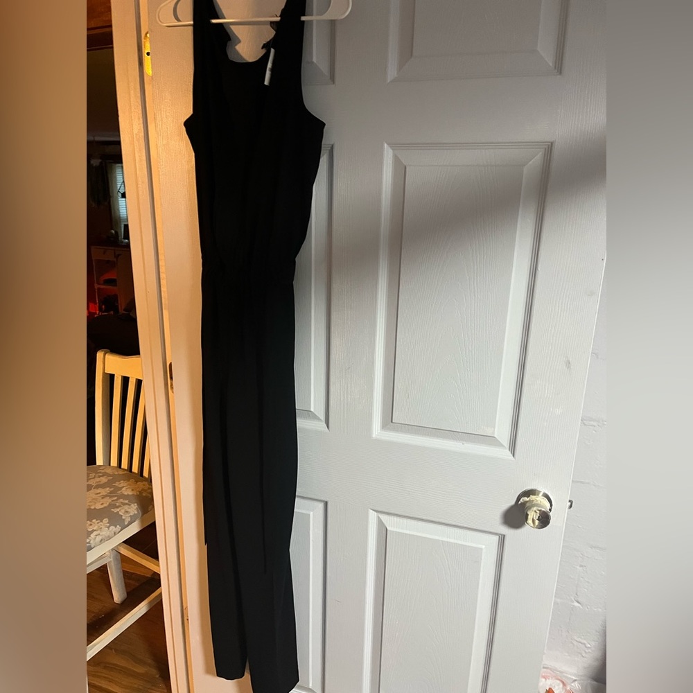 Ann Taylor loft black jumpsuit size 6